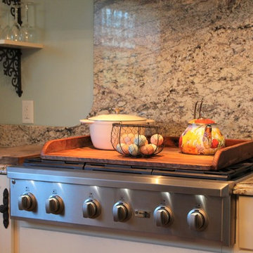 Little Eden Kitchen, Full Granite Stove Backsplash, Remodel