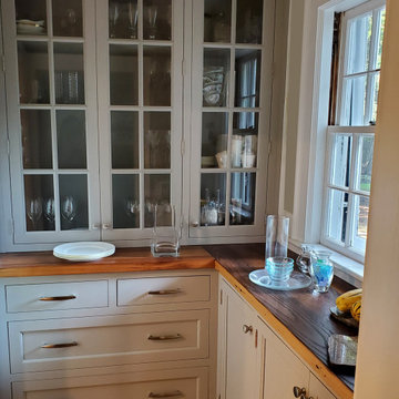 Littleton, Massachusetts- Farmhouse- Reclaimed Chestnut Kitchen Counter