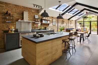 Inspiration for an urban kitchen in Surrey.