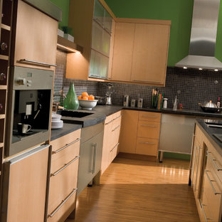Inspiration for a contemporary kitchen remodel in Minneapolis