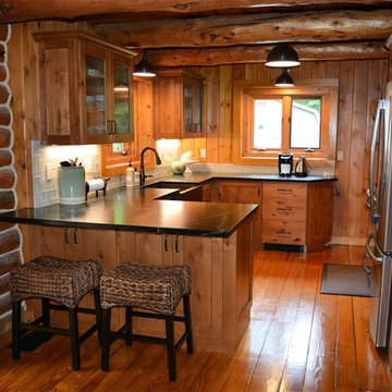 Log Cabin Kitchen/Bath Renovation