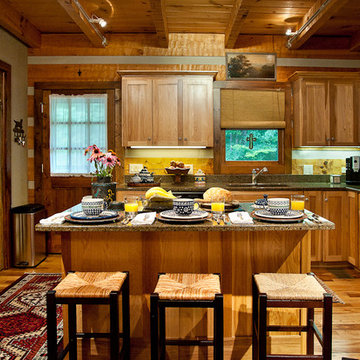 Log Cabin Kitchen
