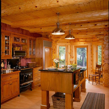Log Home Kitchens