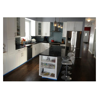 Logan Square Kitchen - Modern - Kitchen - Chicago - by JAK Built, Inc ...