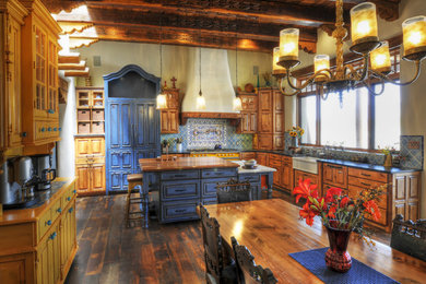Example of a southwest kitchen design in Austin