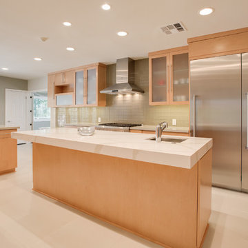 Los Angeles Hills Modern Kitchen Remodel