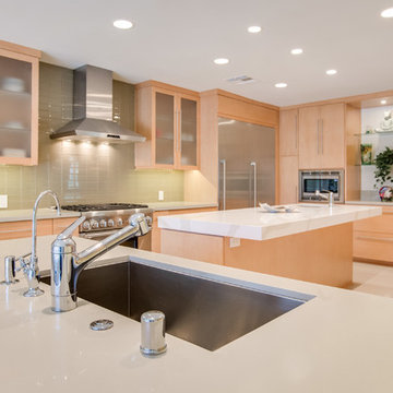 Los Angeles Hills Modern Kitchen Remodel