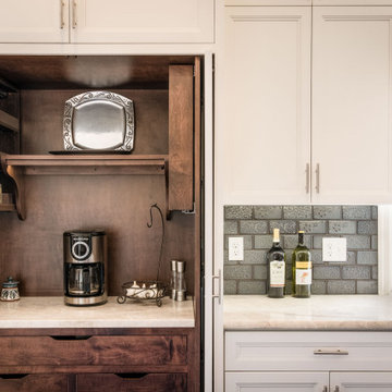 Loud Family Farmhouse Kitchen Remodel with Blue Island