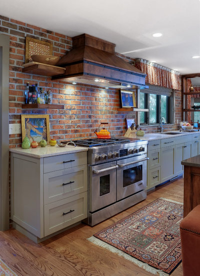 Transitional Kitchen by Robert Paige Cabinetry LLC