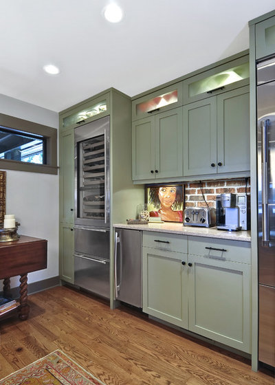 Transitional Kitchen by Robert Paige Cabinetry LLC