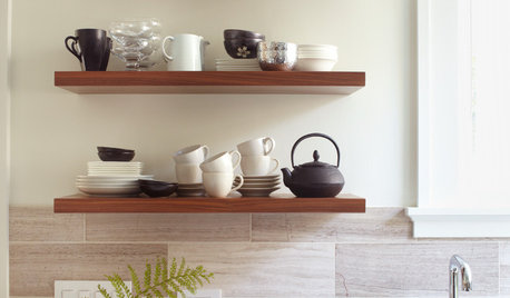 How to Arrange Open Shelves in the Kitchen
