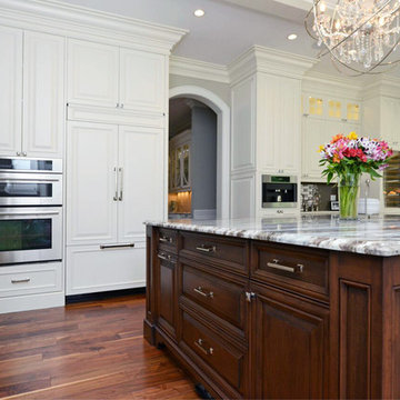 Luxurious Kitchen With Crown Moulding