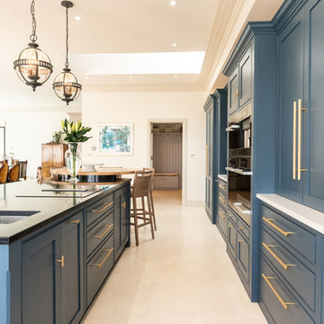 Luxury Blue Classic Shaker Kitchen