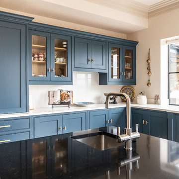 Luxury Blue Classic Shaker Kitchen