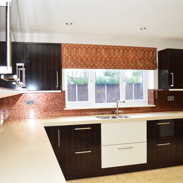 Luxury Copper From Our Luxury Collection Glass Splashback