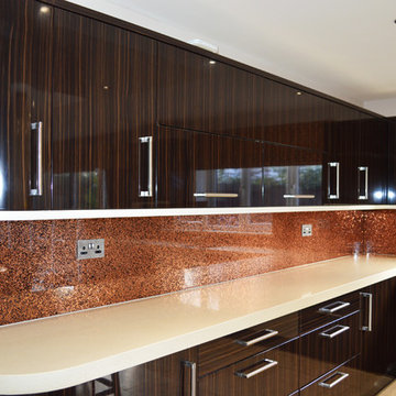Luxury Copper From Our Luxury Collection Glass Splashback
