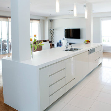 Luxury modern open plan kitchen