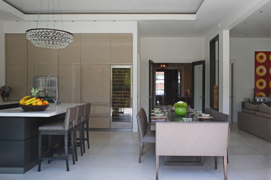 Transitional kitchen photo in London