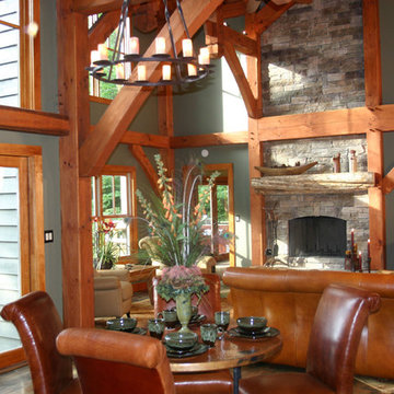 Luxury Timber Frame Mountain Home
