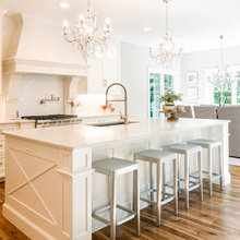 Kitchens white Coastal Traditional
