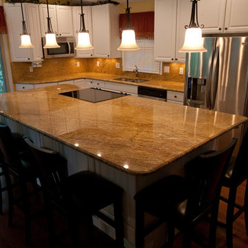 Madura Gold and White Cabinets