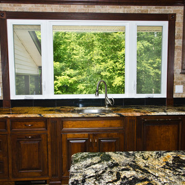 Magma Gold Granite Kitchen in Owings, MD