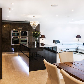 Maidstone - Futura Gloss kitchen in Designer Bronze