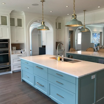 Maine Beach Theme Kitchen