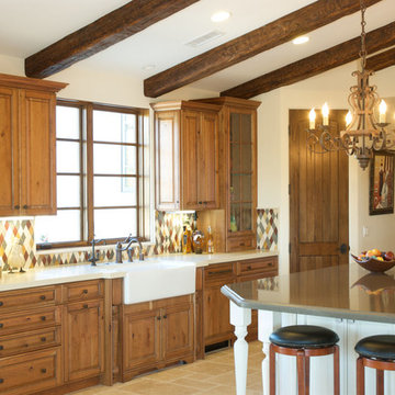 Malibu Ca Kitchen with Wood Cabinets 05