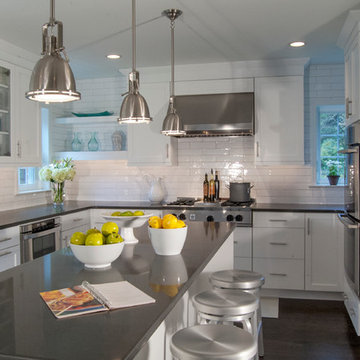 Malvern, PA - Crisp White Expanded Kitchen