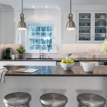 Malvern, PA - Crisp White Expanded Kitchen