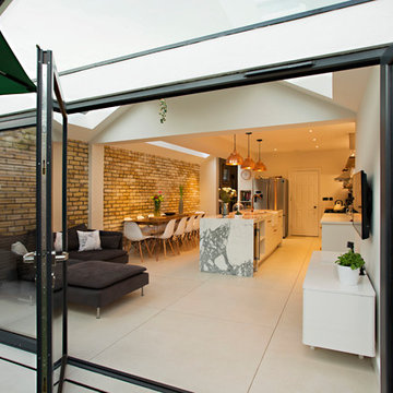 Silky Cream Gable Roof Extension - Tooting