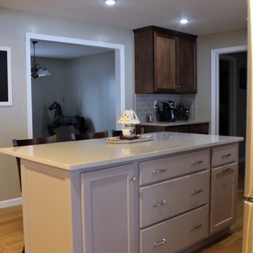 Maple and Gray Kitchen