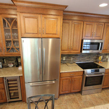 Maple Cabinets with Granite Countertop ~ Shaker Heights, OH #1