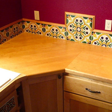 Maple Countertops Featured in Old World Design