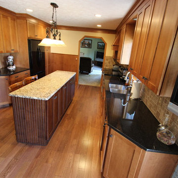 Maple Kitchen with Granite Countertop