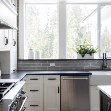 Maple Ridge Modern Country Home - Kitchen
