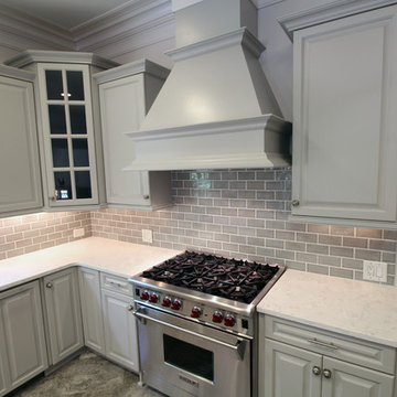 Maple to Gray:  A Kitchen Transformed