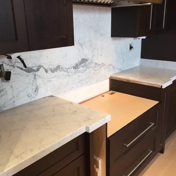 Marble countertops for the kitchen