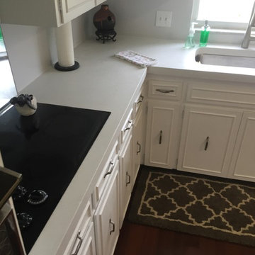 "Marbled" Concrete Kitchen Countertops