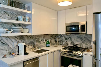 Inspiration for a coastal kitchen remodel in Miami