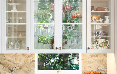 Great Idea: Windows Behind Kitchen Cabinets