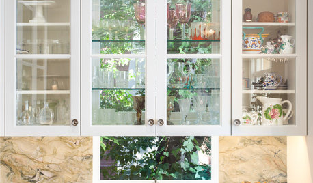 Great Idea: Windows Behind Kitchen Cabinets