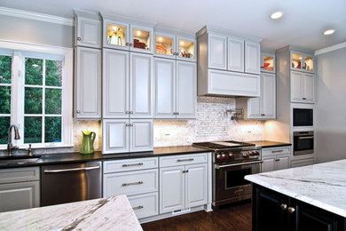 Inspiration for a huge transitional kitchen remodel in DC Metro