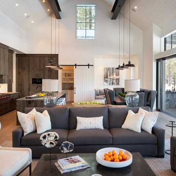 Martis Modern Farmhouse-Great Room and Kitchen