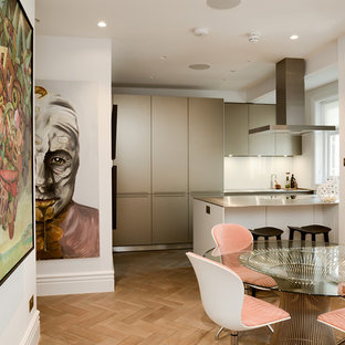 Contemporary kitchen in London.