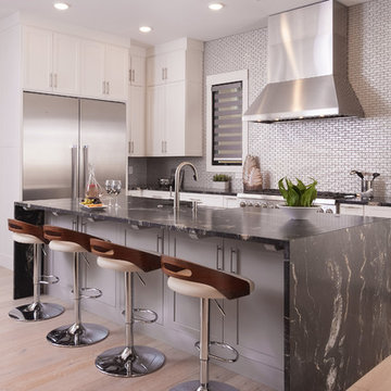 Masculine Modern Kitchen and Dining