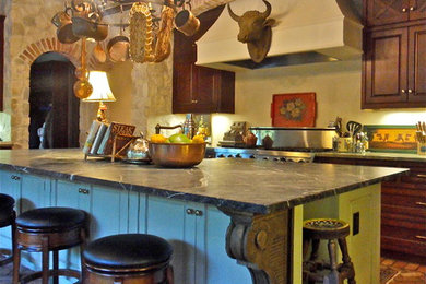 Eclectic kitchen photo in Dallas