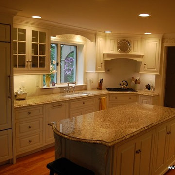 Matching arched valence and granite