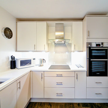 Metro White/ Kashmir Kitchen Designed and Installed in Romiley, Stockport